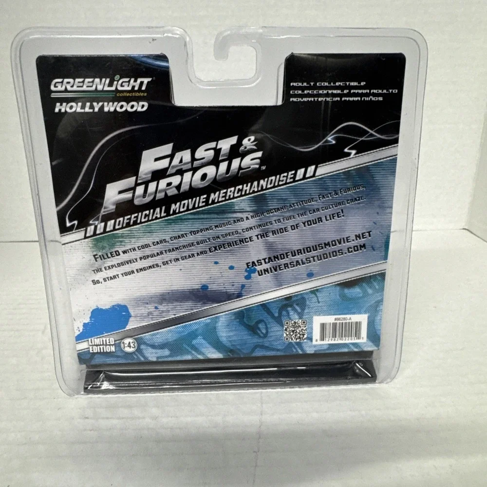 Fast And‎ Furious 2 Mitsubishi Lancer Evolution Green Diecast 1:43 Scale